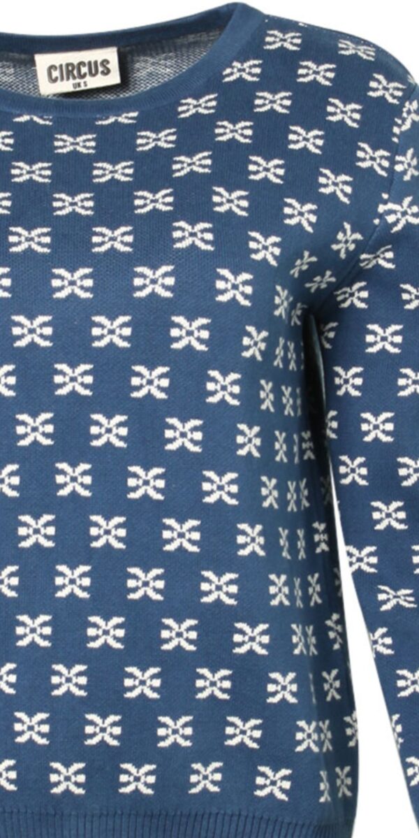 CIRCUS bluse i økologisk bomuld NAVY. - Image 8