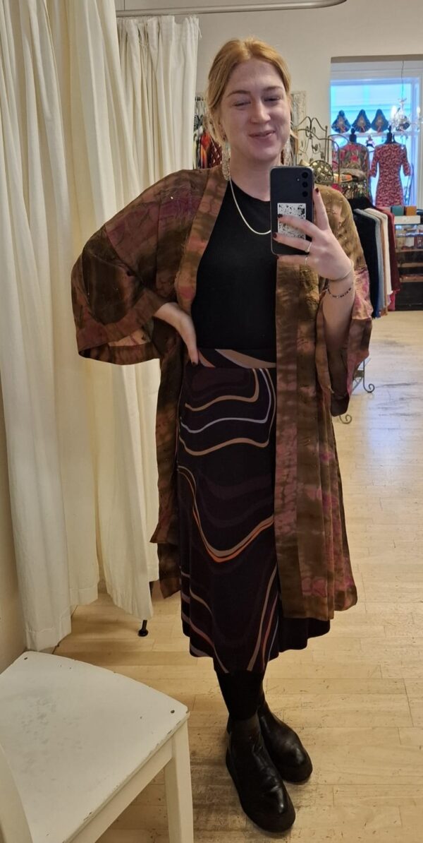 Cofur vintage silkekimono 5 - Image 5