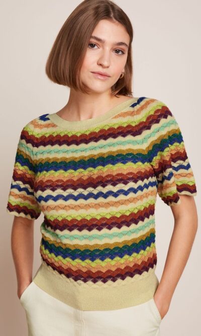 King Louie blusen Ivy Wide Top Rise med glimmer.
