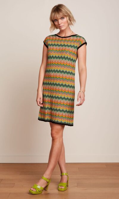 King Louie Delfina Dress Penny Zigzag