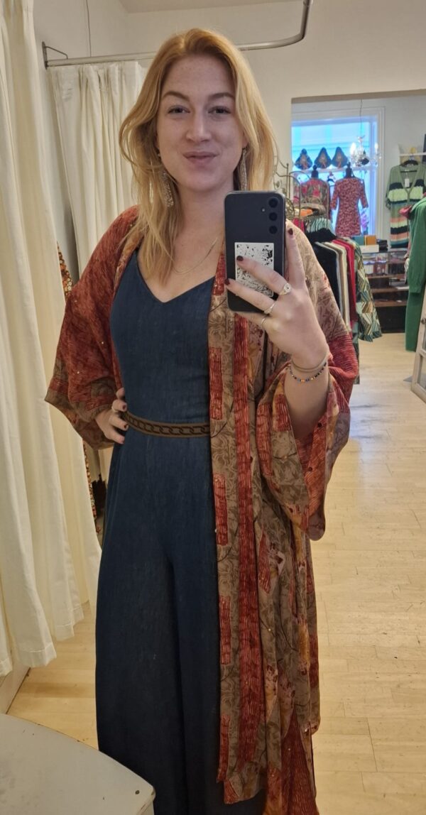 Cofur vintage silke kimono 6 - Image 3
