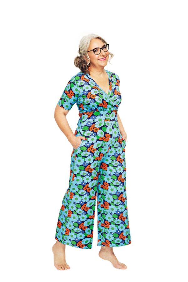 Cissi och Selma Britta jumpsuit Humlesurr Blå