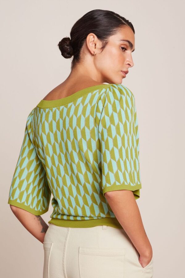 King Louie strik  Ivy Top Wide Sleeve Dune M - Image 3