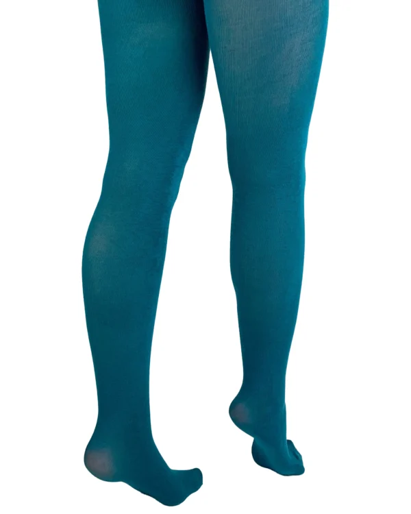 Pamela Mann bambusstrømpebukser Dark Teal Petrol - Image 4