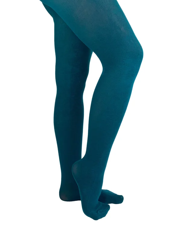 Pamela Mann bambusstrømpebukser Dark Teal Petrol