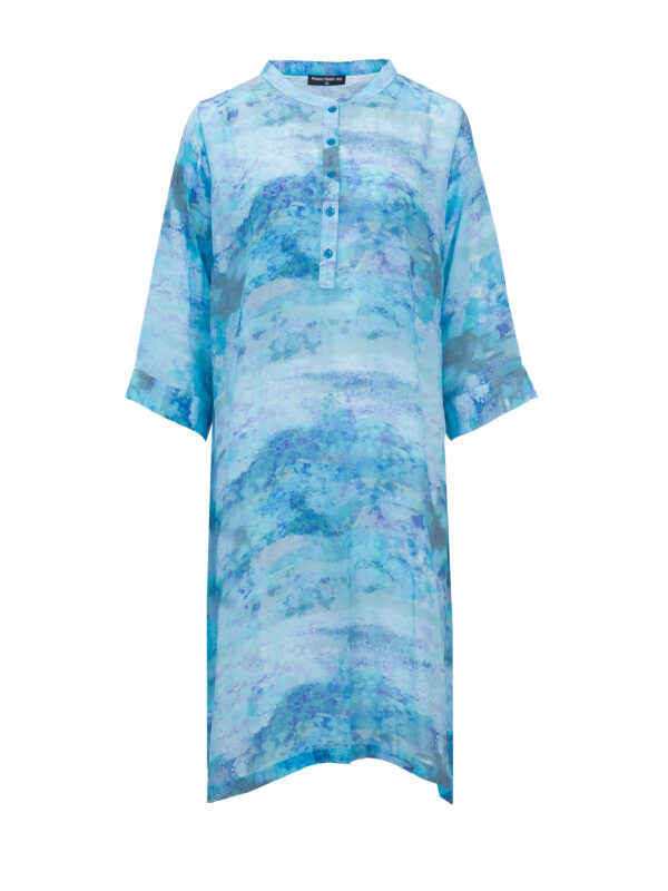 PeaceHeartJoy silkekjolen Paola maxi dress Abstract - Image 6