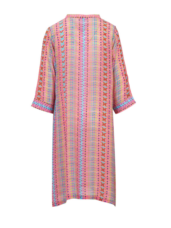 PeaceHeartJoy silkekjolen Paola maxi dress Abstract - Image 3