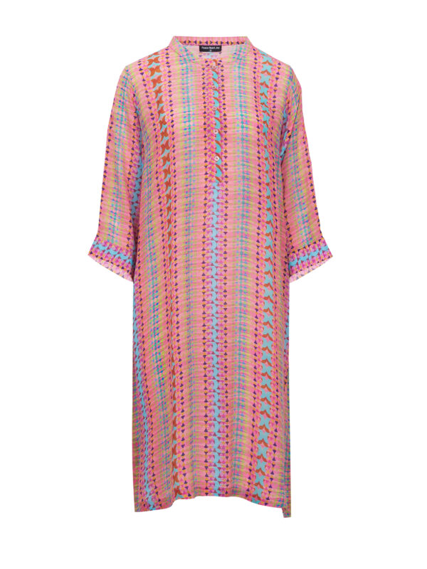PeaceHeartJoy silkekjolen Paola maxi dress Abstract - Image 2