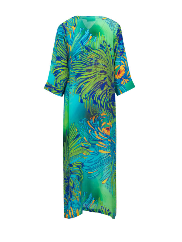 PeaceHeartJoy silkekjolen Paola maxi dress Abstract - Image 9