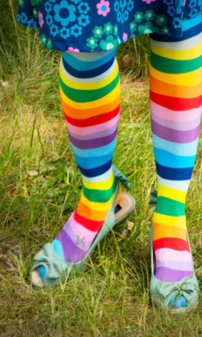 MARGOT Rainbow strømpebukser 100 denier S -2XL