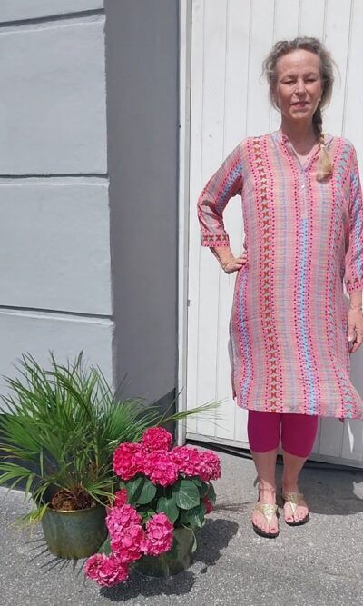 PeaceHeartJoy silkekjolen Jennifer Stripes