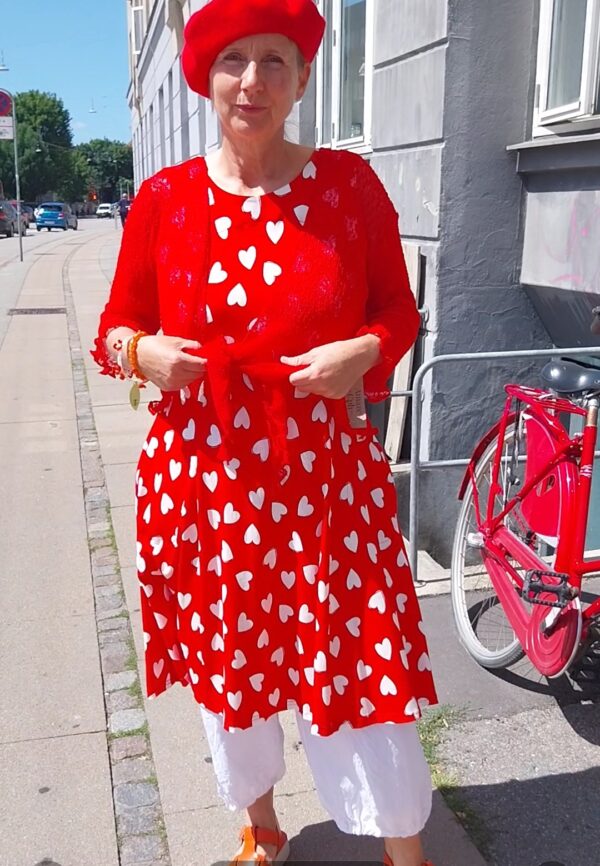 Amaze bolero postkasserød - Billede 4