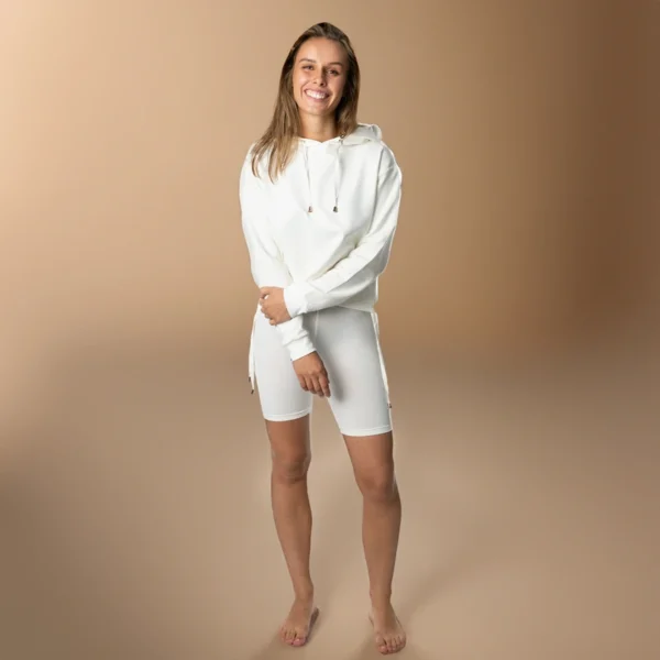 Bambus shorts hvide - Billede 2