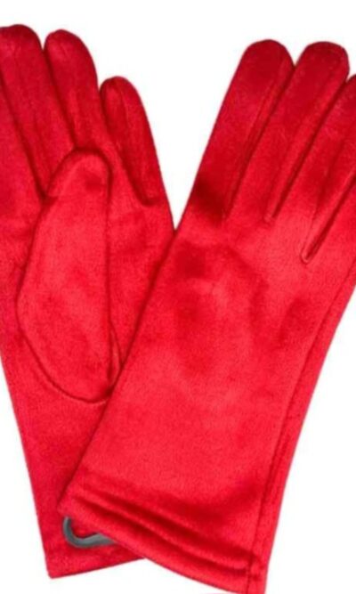 Handsker røde one size vaskbare